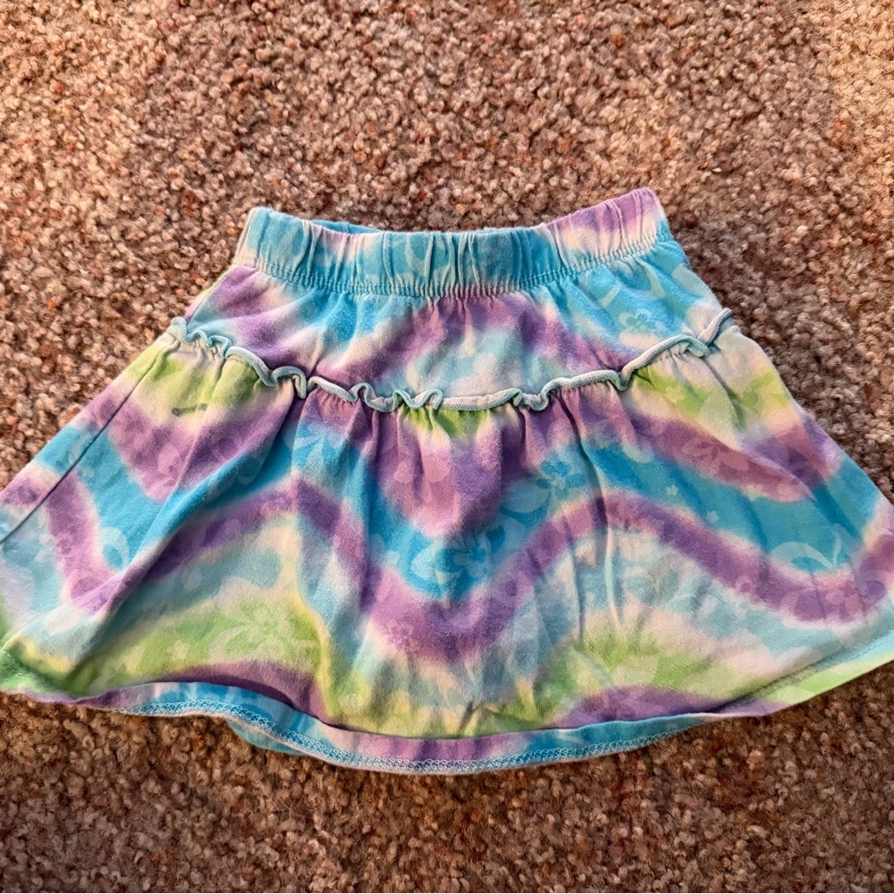 Baby Girls 12 Month Tie Dye Skort